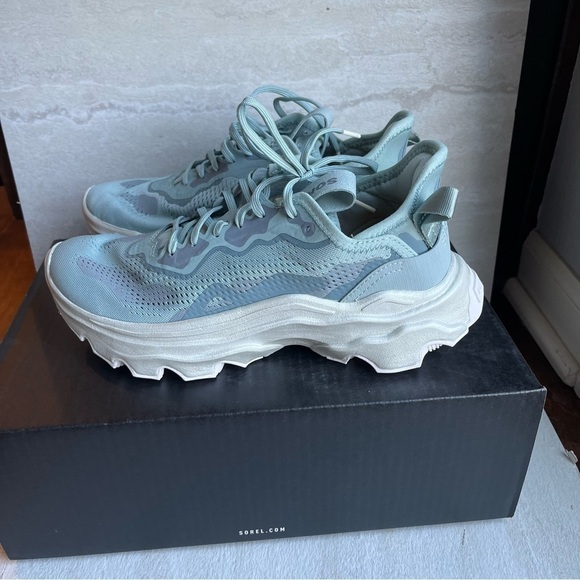 SOREL Kinetic Breakthru Day Lace Sneaker Shoes NIB NWT Size 8.5 blue - Picture 2 of 10
